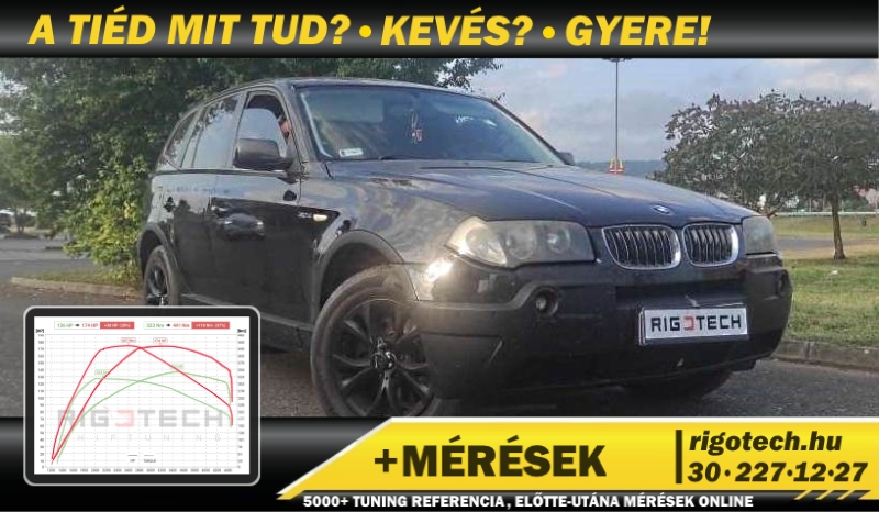 bmw x3 3-0-dízel 218 tuning