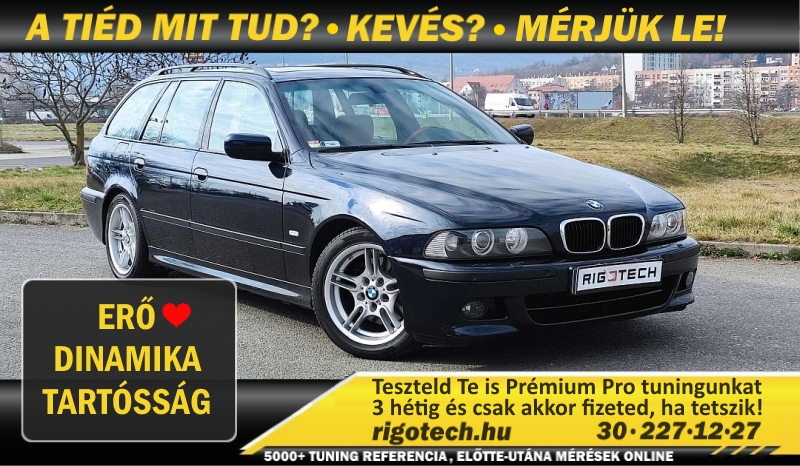 bmw 5-ös sorozat benzin 231 tuning